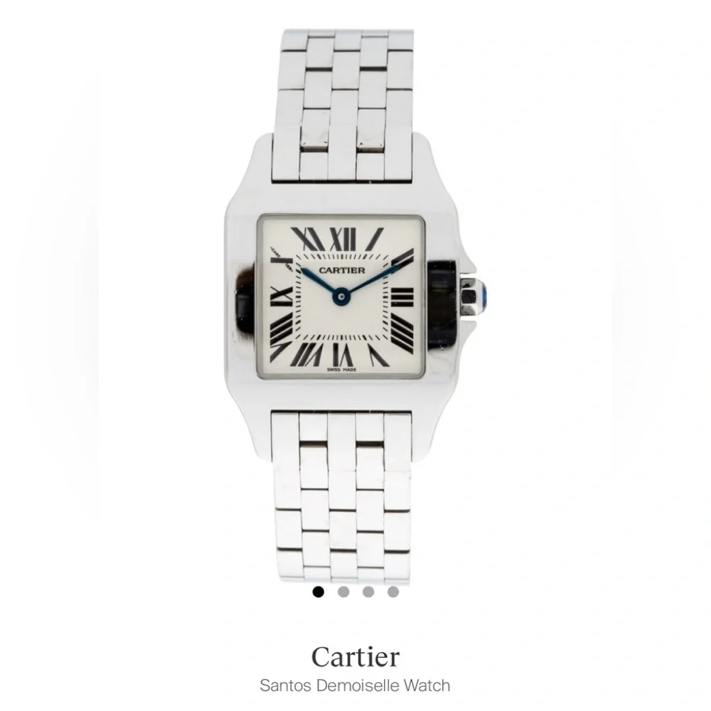 CARTIER Santos Demoiselle size Medium - Picture 1 of 7